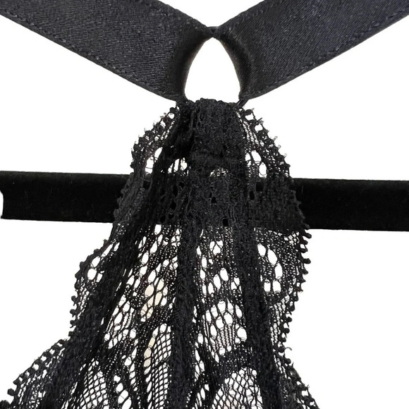 Wacoal TShirt Bra Black Lace Front Closure Size 34DDD - Picture 10 of 16